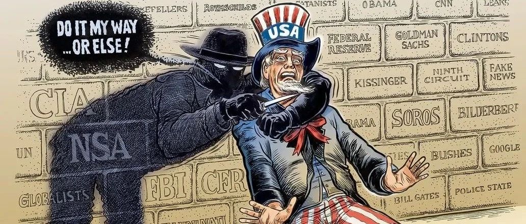 美国正逐渐成为撒旦教国家：军政教企合一的光明会共济会阴谋集团长期执政下，美国文革加剧全球动乱